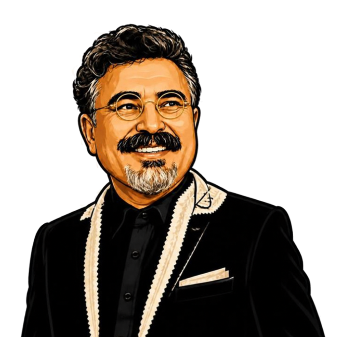 Portrait illustré de Mohamed Bastaoui fourni par la fondation